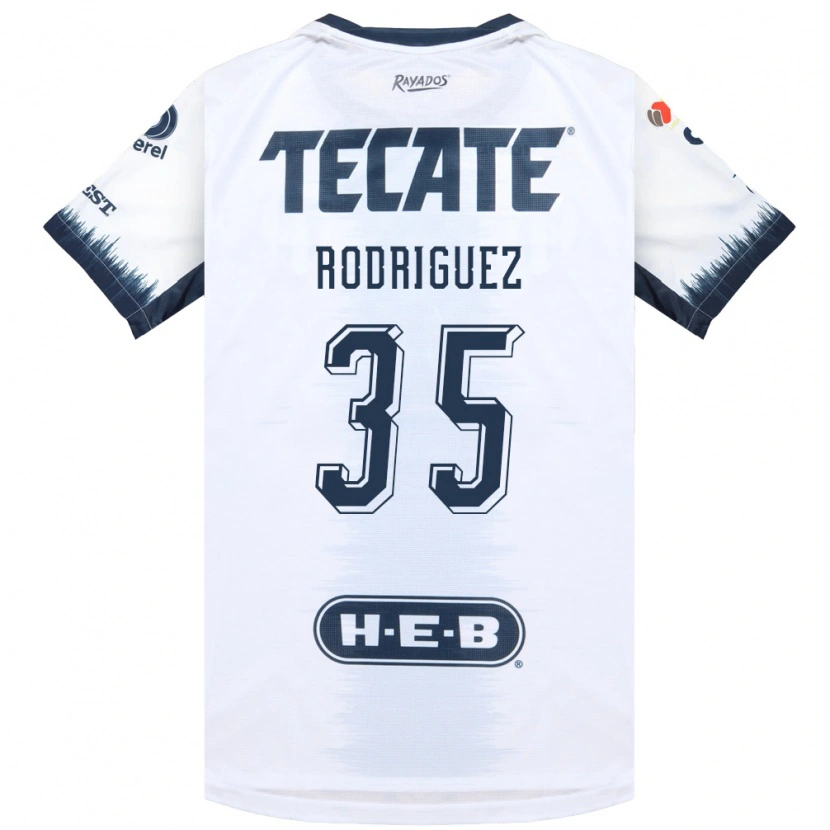Danxen Mann Sebastián Rodríguez #35 Hvit Blekksvart Rød Bortetrøye Drakt Trøye 2026/27 Skjorter T-Skjorte
