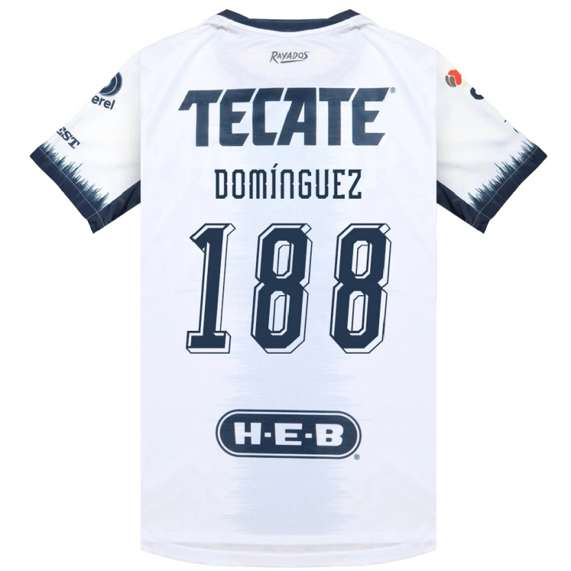 Danxen Mann Joel Domínguez #188 Hvit Blekksvart Rød Bortetrøye Drakt Trøye 2026/27 Skjorter T-Skjorte