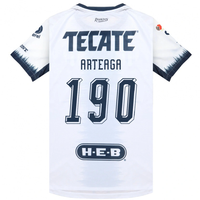 Danxen Mann Diego Arteaga #190 Hvit Blekksvart Rød Bortetrøye Drakt Trøye 2026/27 Skjorter T-Skjorte