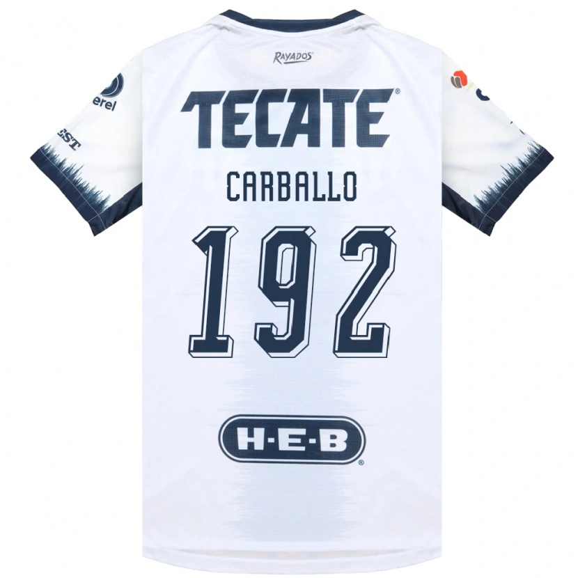 Danxen Mann Erick Carballo #192 Hvit Blekksvart Rød Bortetrøye Drakt Trøye 2026/27 Skjorter T-Skjorte
