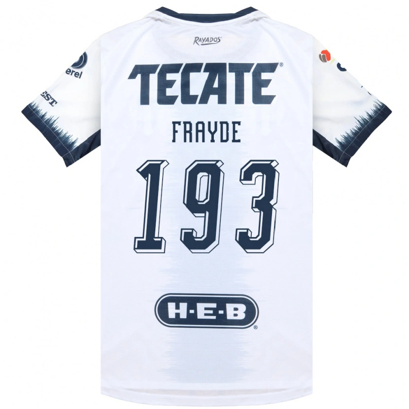 Danxen Mann Carlos Frayde #193 Hvit Blekksvart Rød Bortetrøye Drakt Trøye 2026/27 Skjorter T-Skjorte