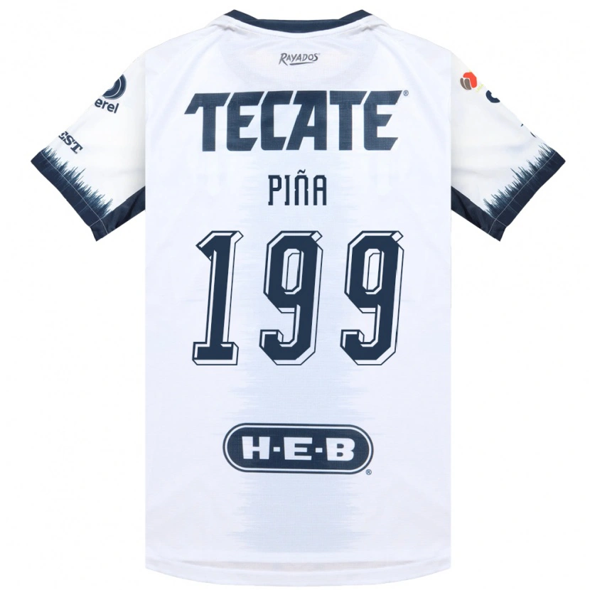 Danxen Mann Ricardo Piña #199 Hvit Blekksvart Rød Bortetrøye Drakt Trøye 2026/27 Skjorter T-Skjorte