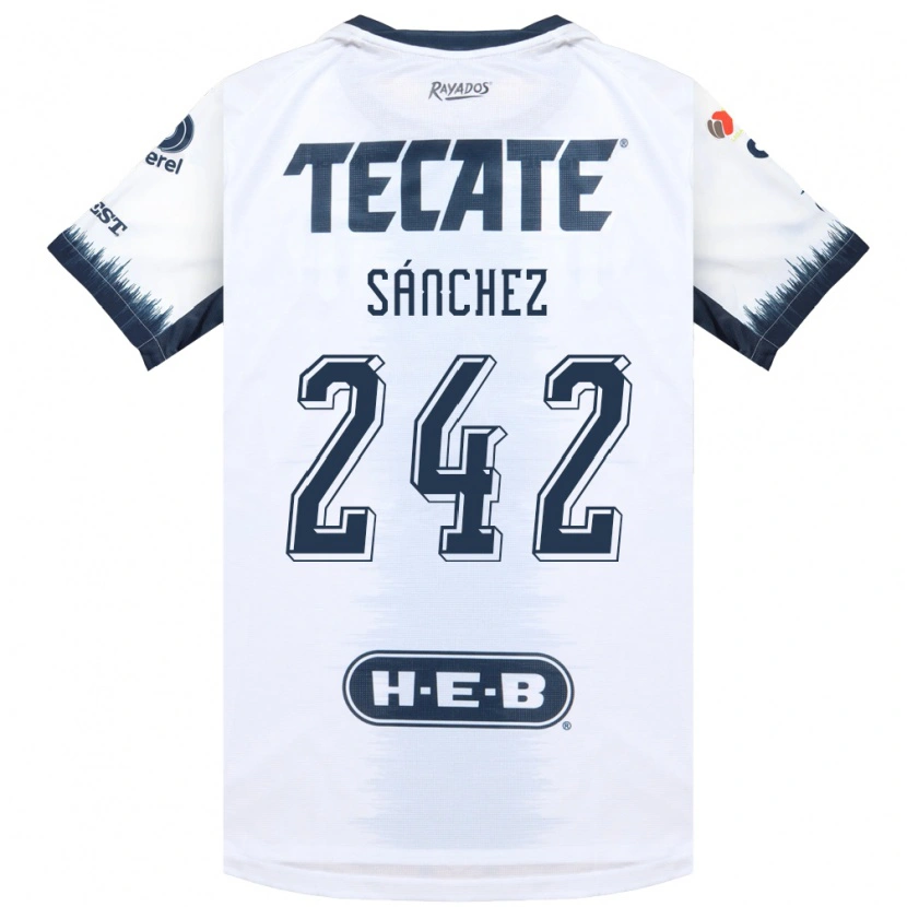 Danxen Mann Jorge Sánchez #242 Hvit Blekksvart Rød Bortetrøye Drakt Trøye 2026/27 Skjorter T-Skjorte