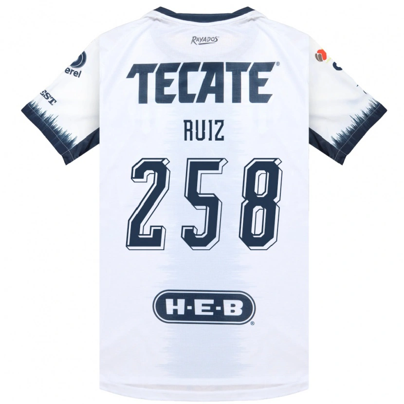 Danxen Mann Diego Ruiz #258 Hvit Blekksvart Rød Bortetrøye Drakt Trøye 2026/27 Skjorter T-Skjorte