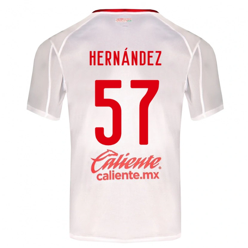Danxen Mann Jesús Hernández #57 Hvit Grønn Rød Bortetrøye Drakt Trøye 2026/27 Skjorter T-Skjorte