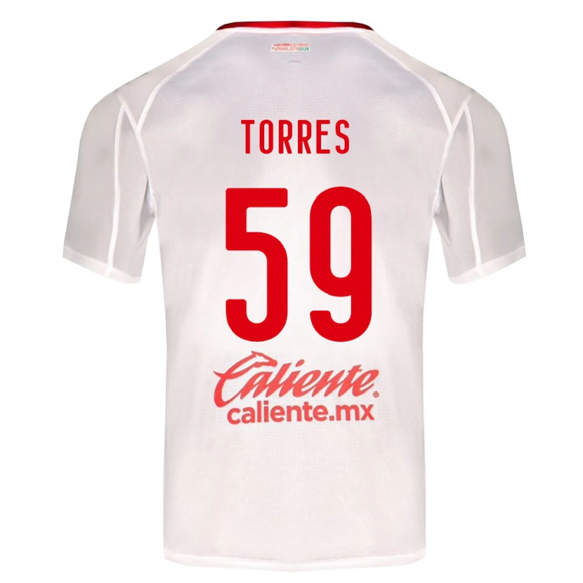 Danxen Mann Christian Torres #59 Hvit Grønn Rød Bortetrøye Drakt Trøye 2026/27 Skjorter T-Skjorte