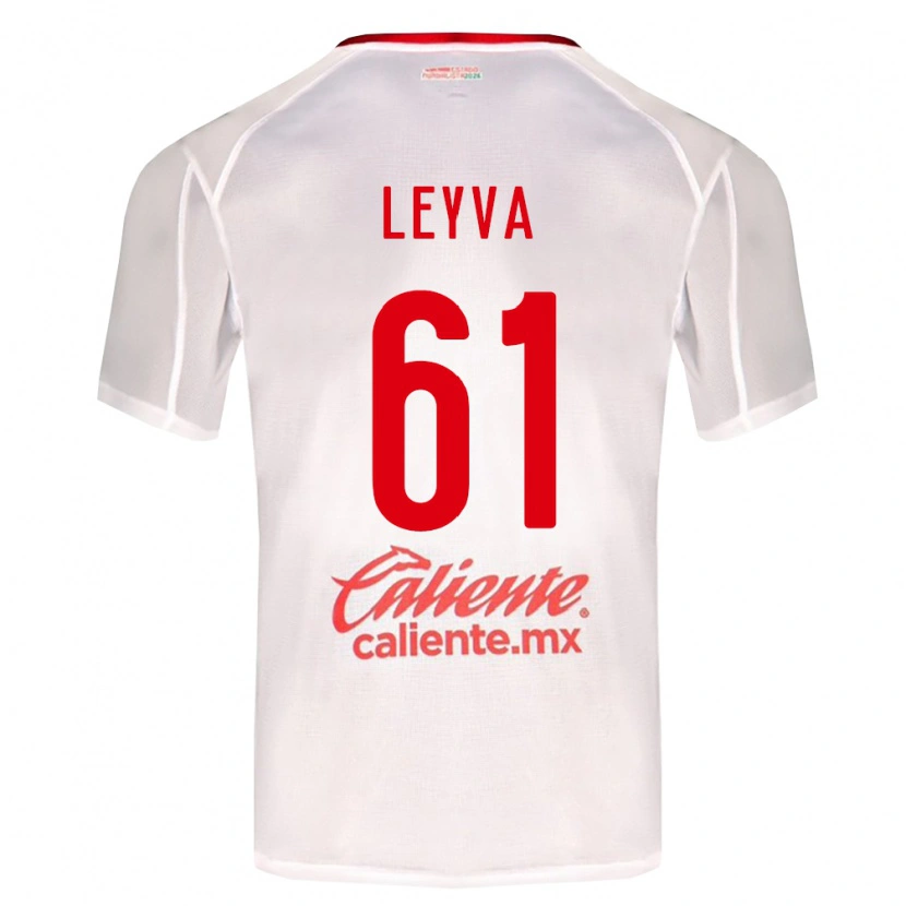 Danxen Mann Axel Leyva #61 Hvit Grønn Rød Bortetrøye Drakt Trøye 2026/27 Skjorter T-Skjorte