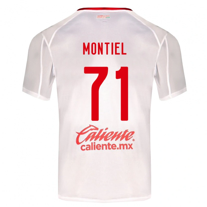 Danxen Mann Erick Montiel #71 Hvit Grønn Rød Bortetrøye Drakt Trøye 2026/27 Skjorter T-Skjorte