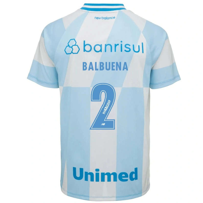 Danxen Mann Fabián Balbuena #2 Lyseblå Hvit Bortetrøye Drakt Trøye 2026/27 Skjorter T-Skjorte