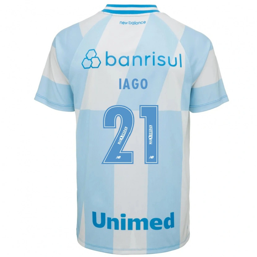Danxen Mann Iago Menezes Valeije #21 Lyseblå Hvit Bortetrøye Drakt Trøye 2026/27 Skjorter T-Skjorte