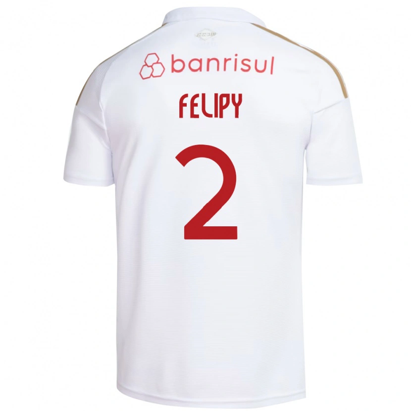 Danxen Mann Luis Felipy #2 Hvit Rød Bortetrøye Drakt Trøye 2026/27 Skjorter T-Skjorte