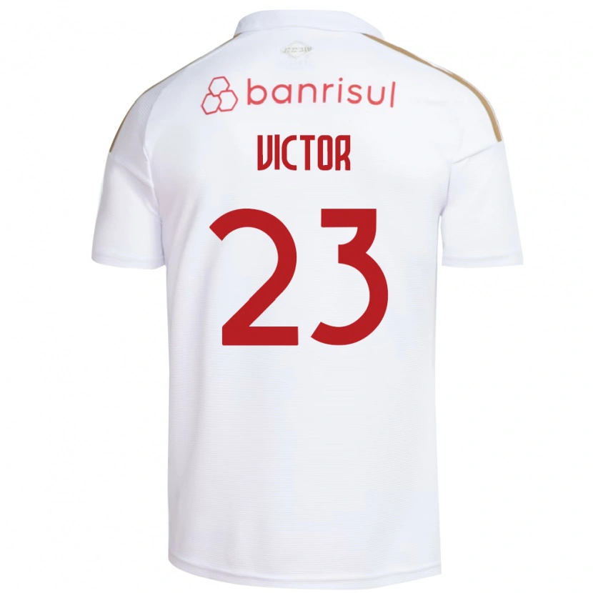 Danxen Mann Paulo Victor #23 Hvit Rød Bortetrøye Drakt Trøye 2026/27 Skjorter T-Skjorte