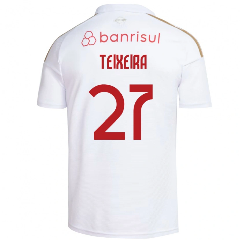Danxen Mann Danny Teixeira #27 Hvit Rød Bortetrøye Drakt Trøye 2026/27 Skjorter T-Skjorte