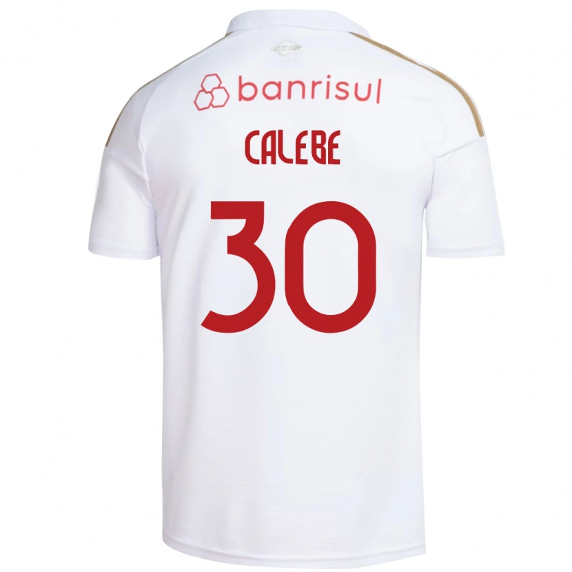Danxen Mann Calebe Goncalves Ferreira Da Silva #30 Hvit Rød Bortetrøye Drakt Trøye 2026/27 Skjorter T-Skjorte