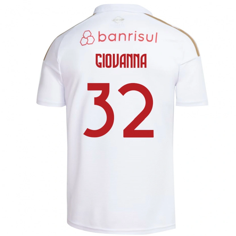Danxen Mann Giulia Giovanna #32 Hvit Rød Bortetrøye Drakt Trøye 2026/27 Skjorter T-Skjorte