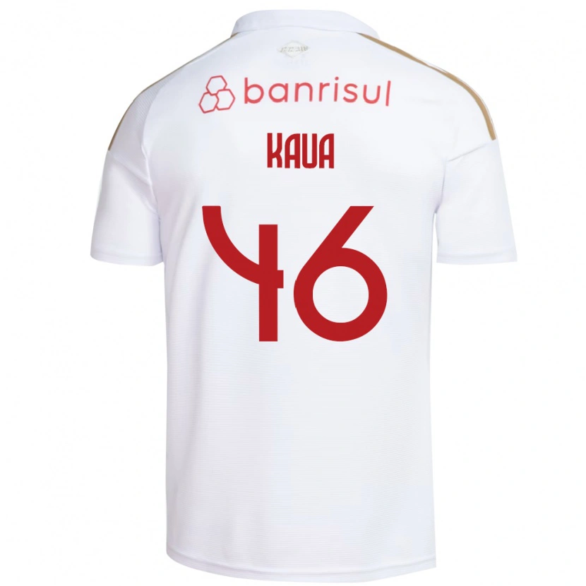 Danxen Mann Pedro Kauã #46 Hvit Rød Bortetrøye Drakt Trøye 2026/27 Skjorter T-Skjorte