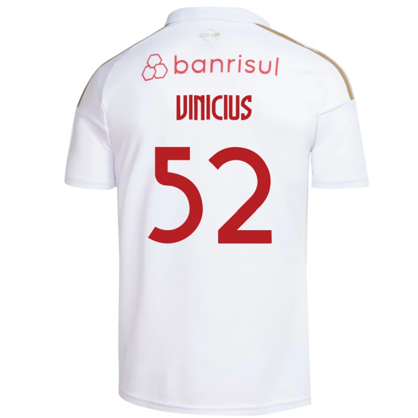 Danxen Mann Gabriel Vinicius #52 Hvit Rød Bortetrøye Drakt Trøye 2026/27 Skjorter T-Skjorte