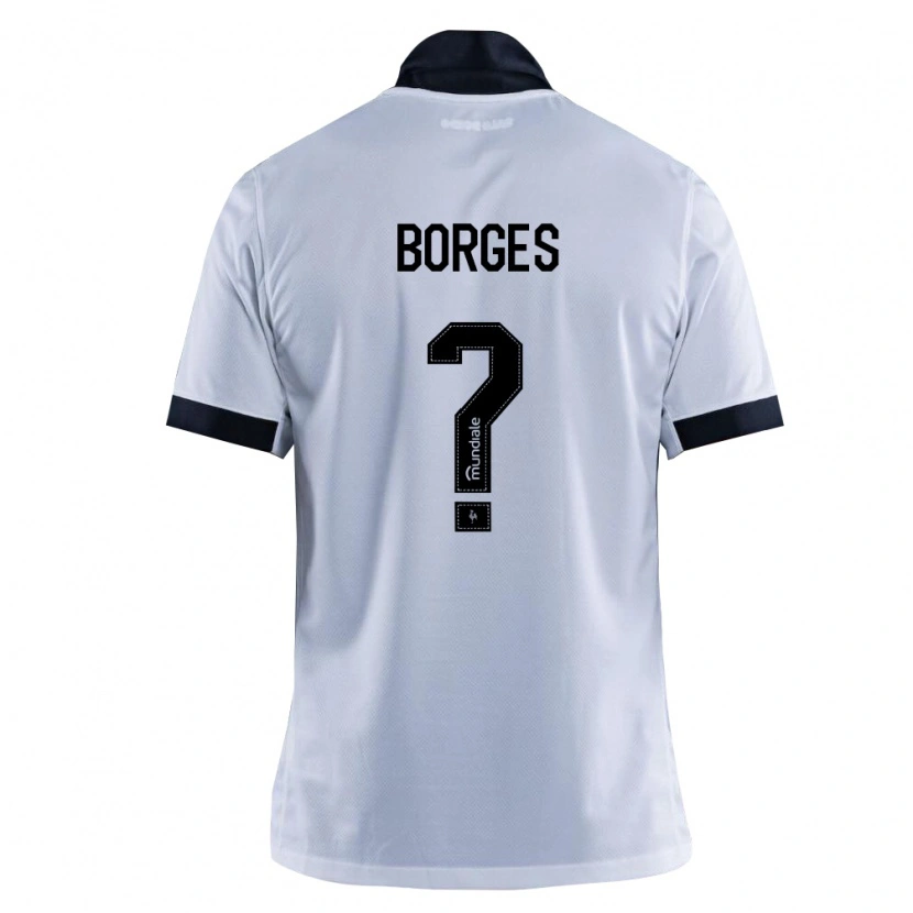 Danxen Mann Leo Borges #0 Svart Hvit Bortetrøye Drakt Trøye 2026/27 Skjorter T-Skjorte