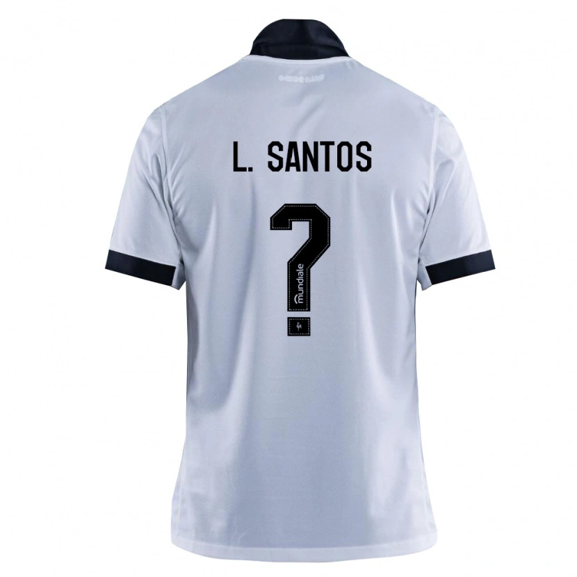 Danxen Mann Leo Santos #0 Svart Hvit Bortetrøye Drakt Trøye 2026/27 Skjorter T-Skjorte