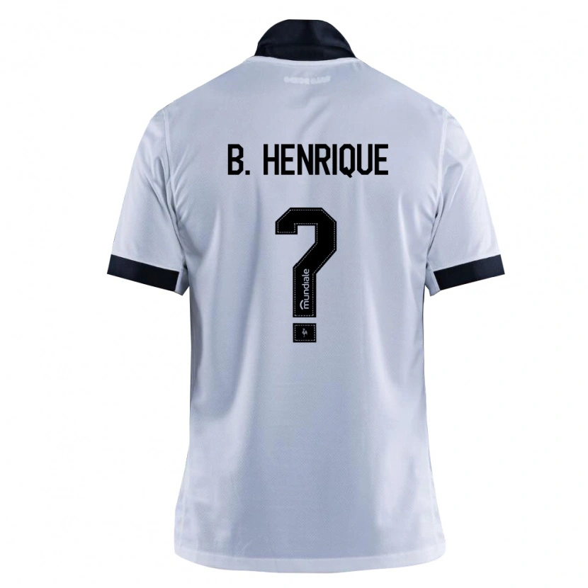 Danxen Mann Bruno Henrique #0 Svart Hvit Bortetrøye Drakt Trøye 2026/27 Skjorter T-Skjorte