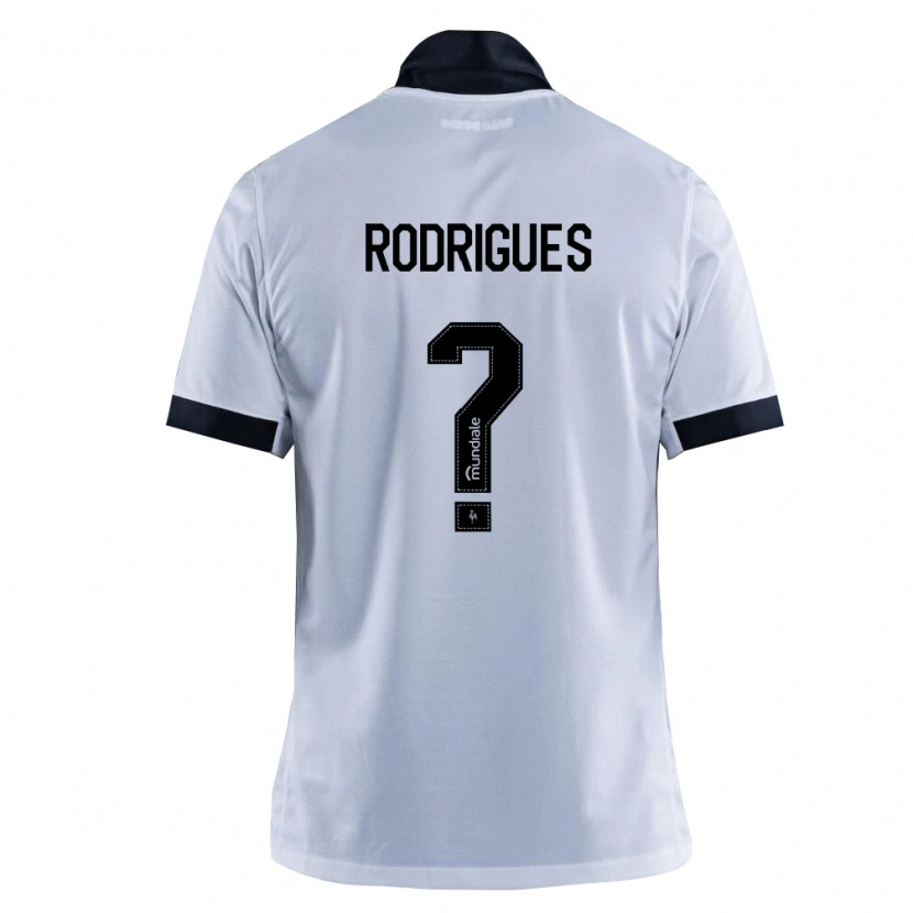 Danxen Mann Vinicius Rodrigues #0 Svart Hvit Bortetrøye Drakt Trøye 2026/27 Skjorter T-Skjorte
