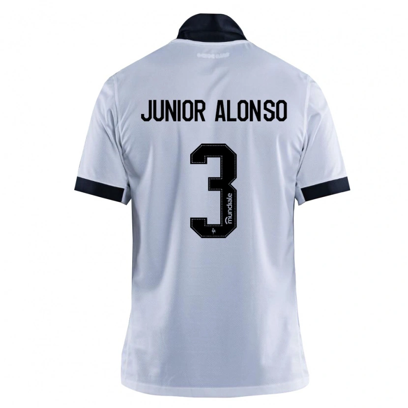 Danxen Mann Junior Alonso #3 Svart Hvit Bortetrøye Drakt Trøye 2026/27 Skjorter T-Skjorte