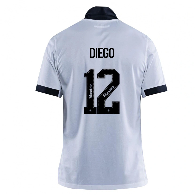 Danxen Mann Diego #12 Svart Hvit Bortetrøye Drakt Trøye 2026/27 Skjorter T-Skjorte