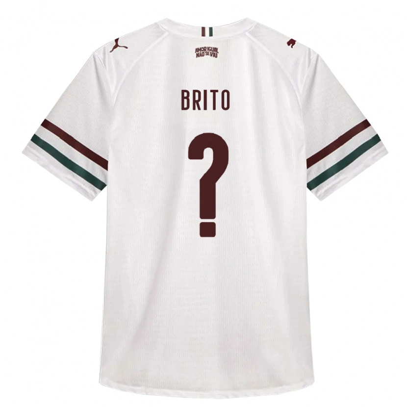 Danxen Mann Luan Brito #0 Hvit Grønn Burgund Bortetrøye Drakt Trøye 2026/27 Skjorter T-Skjorte