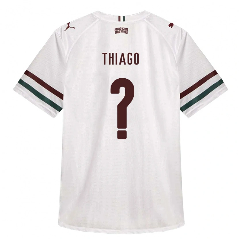 Danxen Mann Thiago #0 Hvit Grønn Burgund Bortetrøye Drakt Trøye 2026/27 Skjorter T-Skjorte