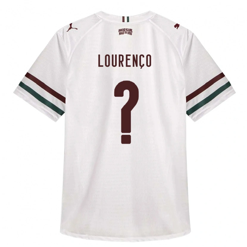 Danxen Mann João Lourenço #0 Hvit Grønn Burgund Bortetrøye Drakt Trøye 2026/27 Skjorter T-Skjorte