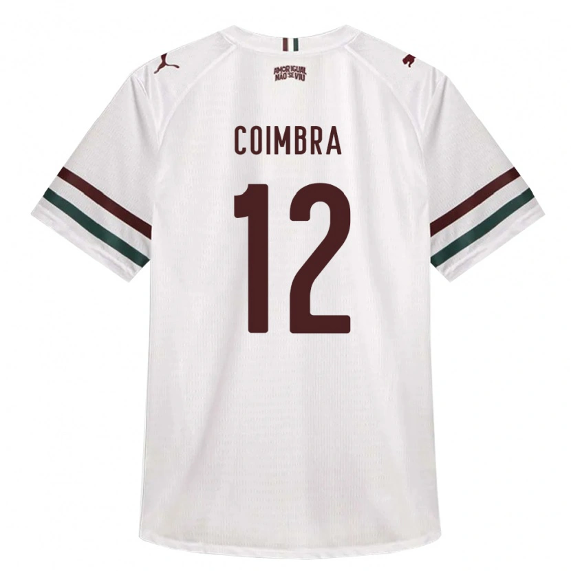 Danxen Mann Amanda Coimbra #12 Hvit Grønn Burgund Bortetrøye Drakt Trøye 2026/27 Skjorter T-Skjorte