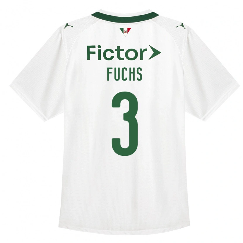 Danxen Mann Bruno Fuchs #3 Grønn Hvit Bortetrøye Drakt Trøye 2026/27 Skjorter T-Skjorte