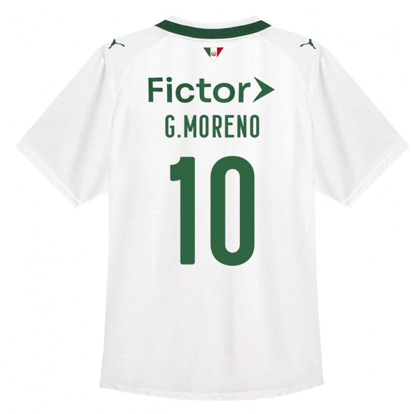 Danxen Mann Gerardo Moreno #10 Grønn Hvit Bortetrøye Drakt Trøye 2026/27 Skjorter T-Skjorte