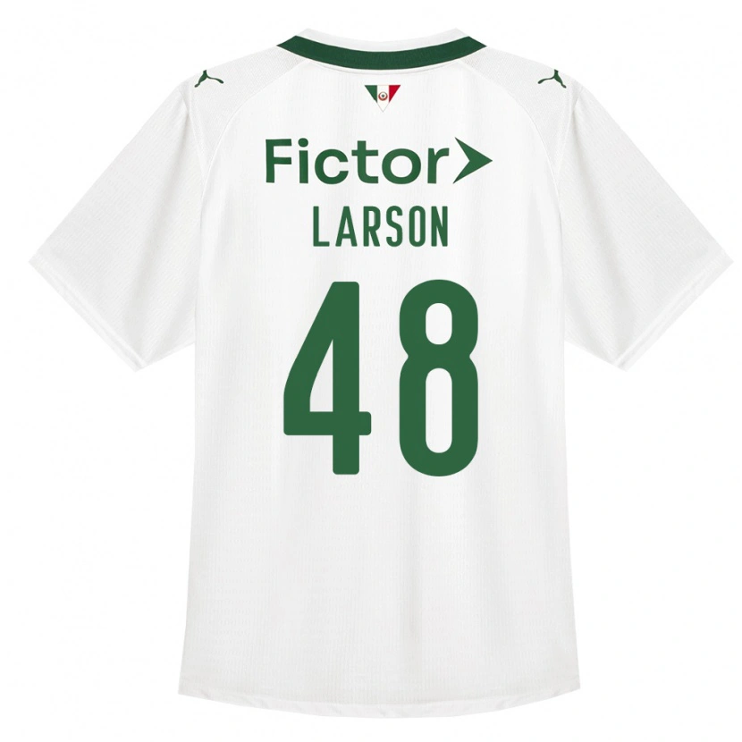 Danxen Mann Larson Torna Ferreira Dos Santos #48 Grønn Hvit Bortetrøye Drakt Trøye 2026/27 Skjorter T-Skjorte