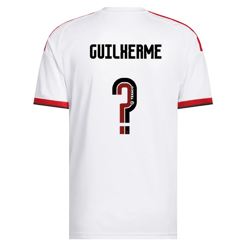 Danxen Mann Guilherme Teixeira #0 Hvit Rød Svart Bortetrøye Drakt Trøye 2026/27 Skjorter T-Skjorte