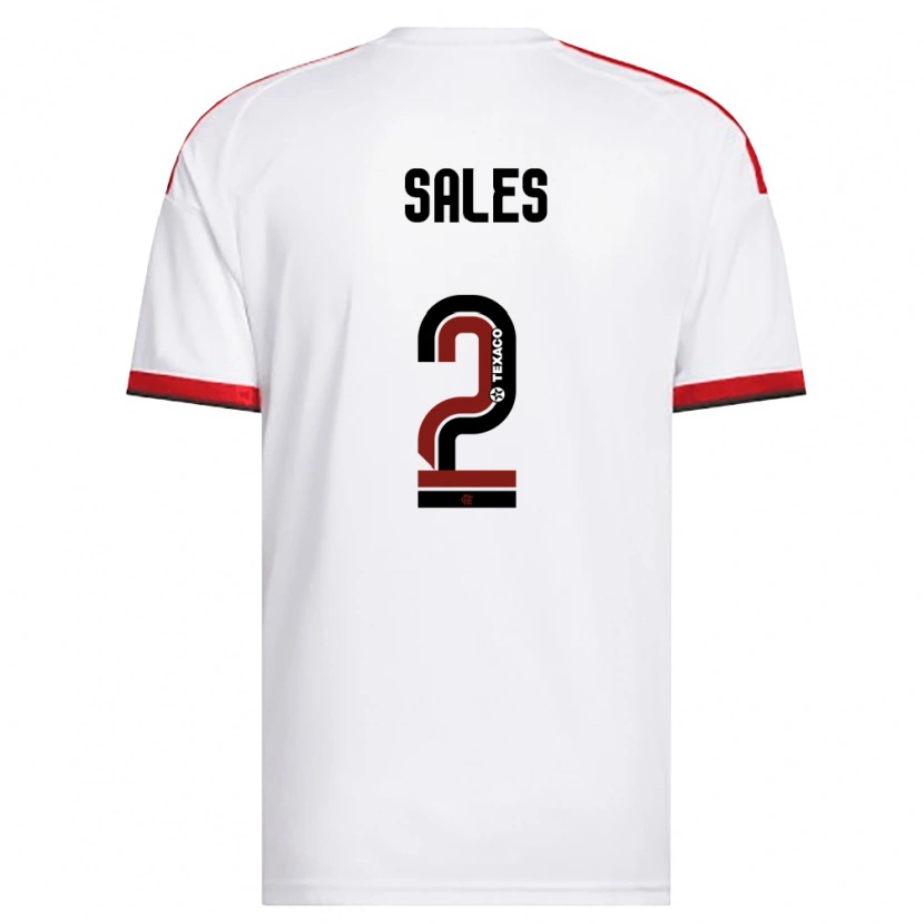Danxen Mann Daniel Sales #2 Hvit Rød Svart Bortetrøye Drakt Trøye 2026/27 Skjorter T-Skjorte