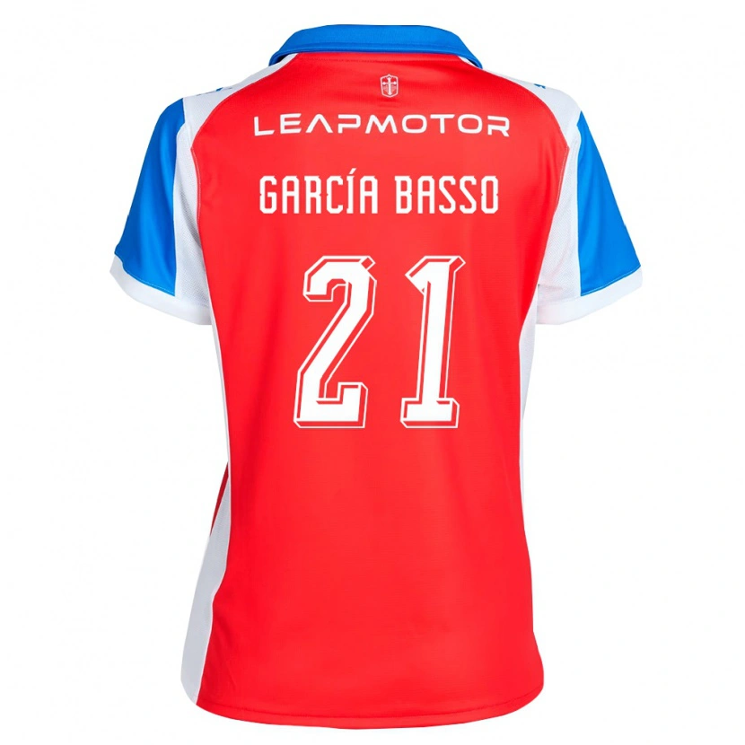 Danxen Mann Agustín García Basso #21 Rød Blå Bortetrøye Drakt Trøye 2026/27 Skjorter T-Skjorte
