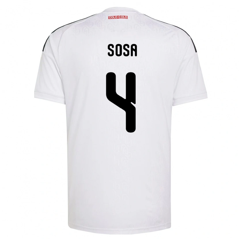 Danxen Dame Joaquín Sosa #4 Hvit Svart Hjemmetrøye Drakt Trøye 2026/27 Skjorter T-Skjorte