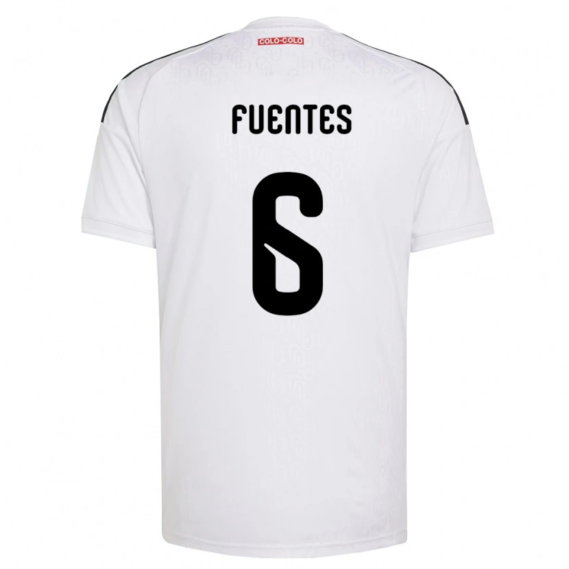 Danxen Dame César Fuentes #6 Hvit Svart Hjemmetrøye Drakt Trøye 2026/27 Skjorter T-Skjorte