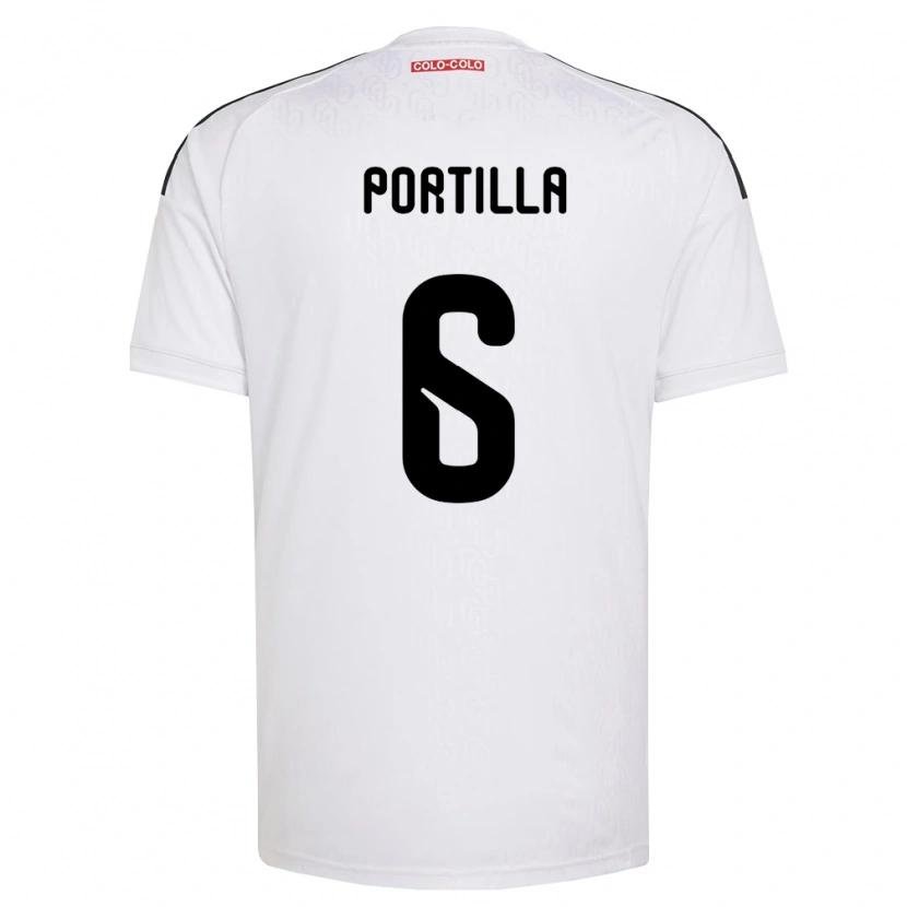 Danxen Dame Dylan Portilla #6 Hvit Svart Hjemmetrøye Drakt Trøye 2026/27 Skjorter T-Skjorte