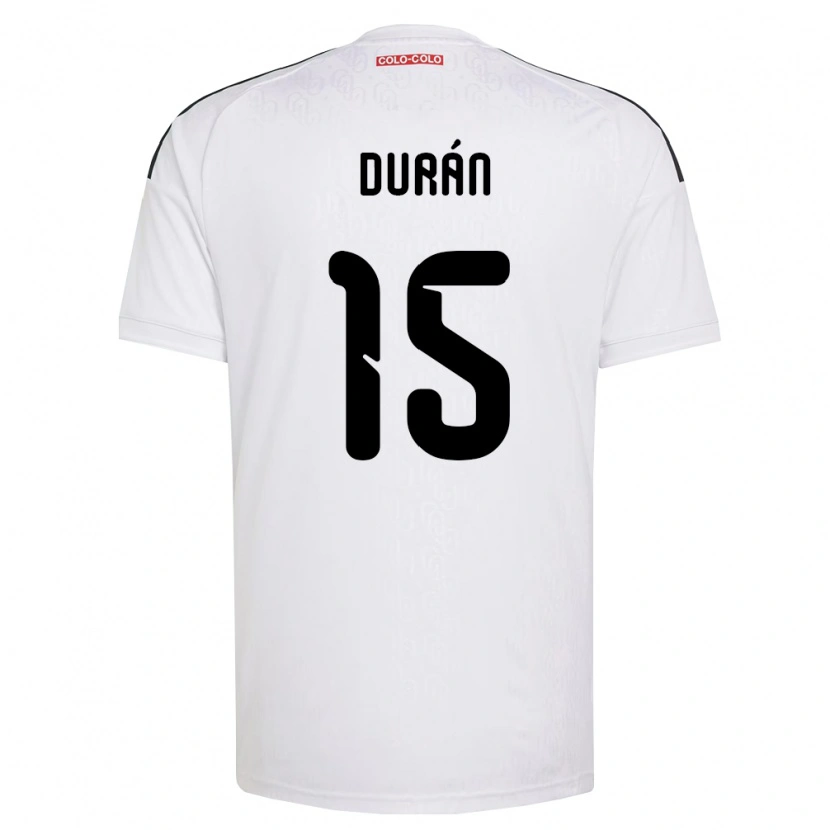 Danxen Dame José Durán #15 Hvit Svart Hjemmetrøye Drakt Trøye 2026/27 Skjorter T-Skjorte