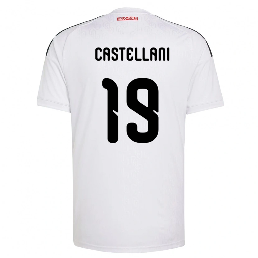 Danxen Dame Gonzalo Castellani #19 Hvit Svart Hjemmetrøye Drakt Trøye 2026/27 Skjorter T-Skjorte