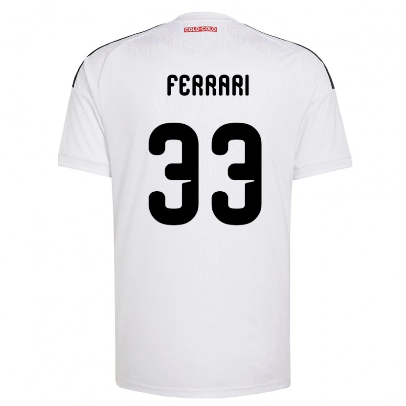 Danxen Dame Matías Ferrari #33 Hvit Svart Hjemmetrøye Drakt Trøye 2026/27 Skjorter T-Skjorte
