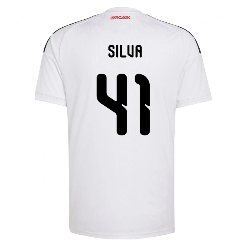 Danxen Dame Bastián Silva #41 Hvit Svart Hjemmetrøye Drakt Trøye 2026/27 Skjorter T-Skjorte