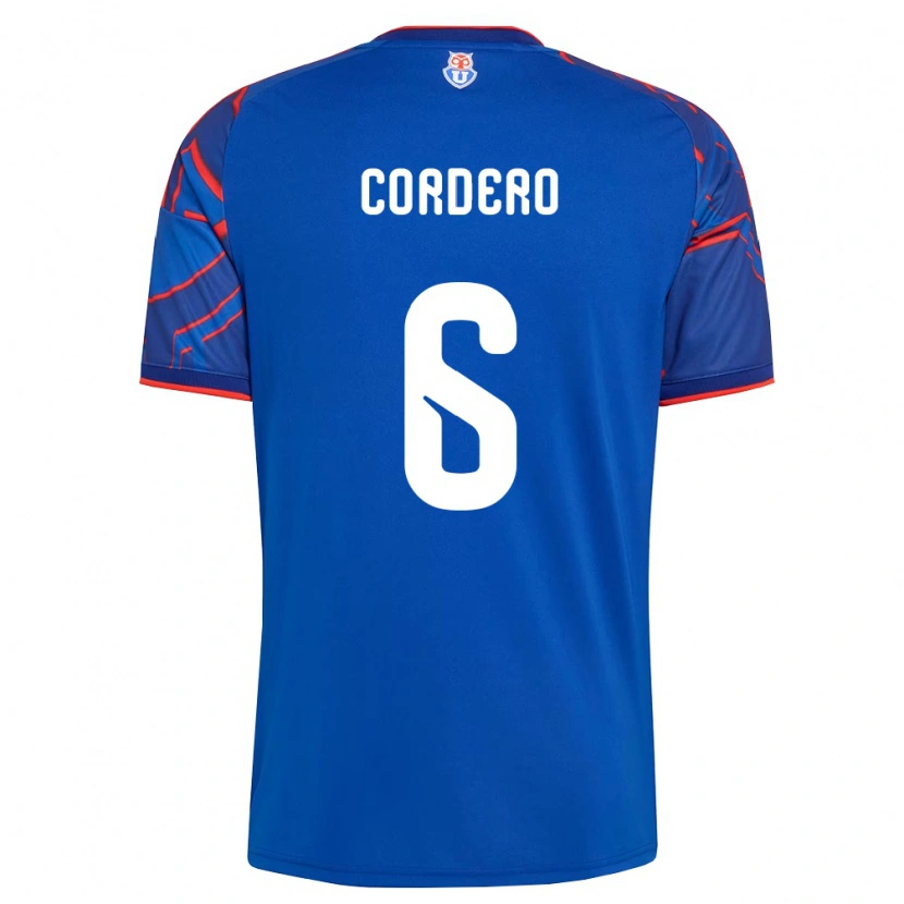 Danxen Dame Renato Cordero #6 Kongelig Blå Rød Hjemmetrøye Drakt Trøye 2026/27 Skjorter T-Skjorte
