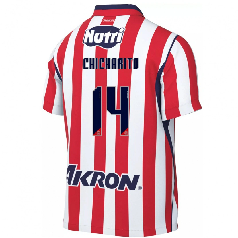 Danxen Dame Chicharito #14 Rød Hvit Hjemmetrøye Drakt Trøye 2026/27 Skjorter T-Skjorte