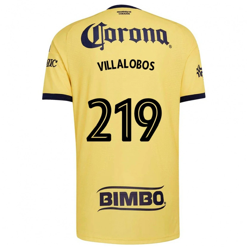 Danxen Dame Patricio Villalobos #219 Gul Rød Svart Hjemmetrøye Drakt Trøye 2026/27 Skjorter T-Skjorte