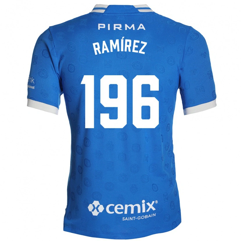 Danxen Dame Ian Ramírez #196 Blå Hvit Rød Hjemmetrøye Drakt Trøye 2026/27 Skjorter T-Skjorte