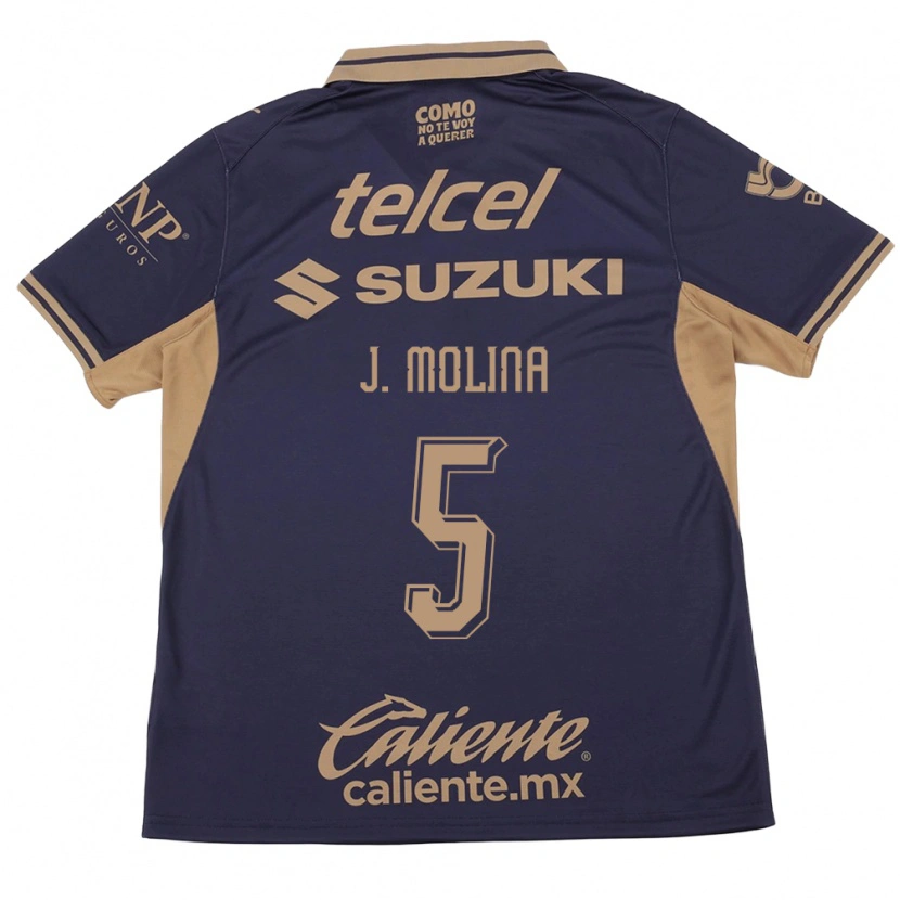 Danxen Dame Jesús Molina #5 Lilla Brun Hjemmetrøye Drakt Trøye 2026/27 Skjorter T-Skjorte