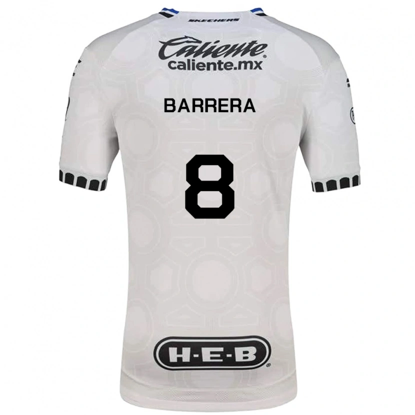 Danxen Dame Pablo Barrera #8 Hvit Svart Blå Hjemmetrøye Drakt Trøye 2026/27 Skjorter T-Skjorte